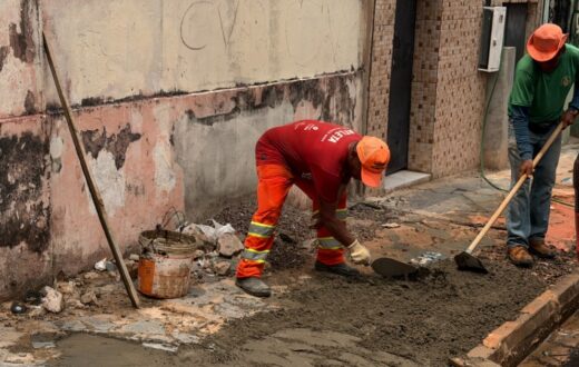 Na zona Sul, Seminf atua sobre drenagem que comprometeu passeio da Lima Bacuri