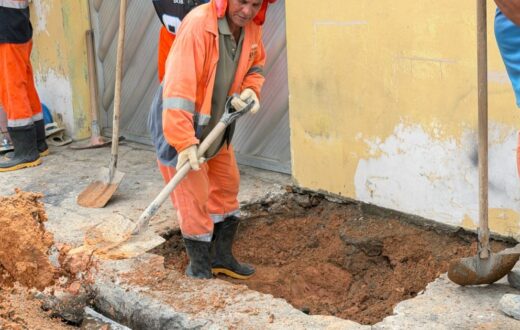 Solicitação de moradores orienta recuperação de drenagem na rua São Luiz, em Manaus
