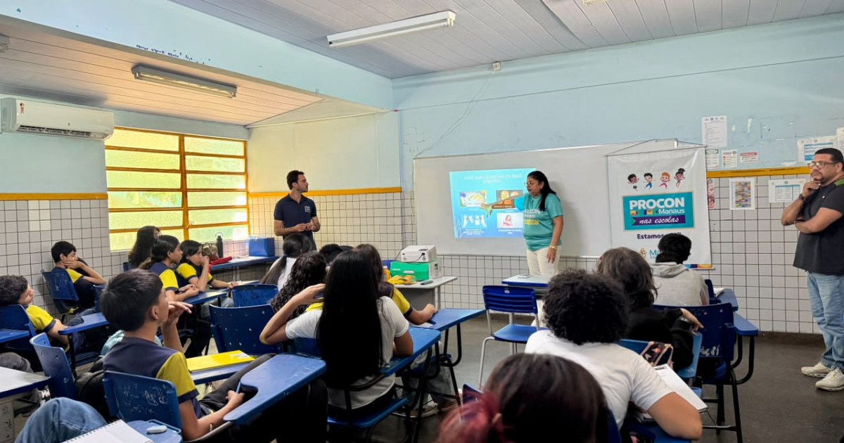 Conhecimento sobre direitos do consumidor é levado a estudantes da zona Norte de Manaus