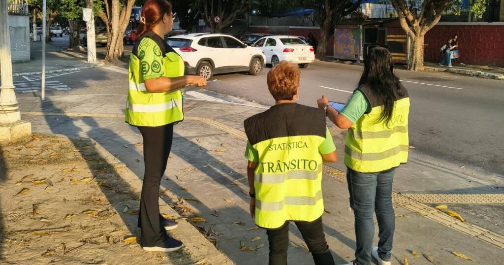 Avaliação viária no centro de Manaus reúne registros de três ruas