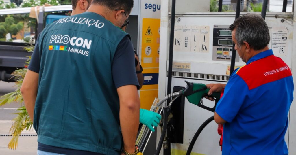 Etanol parte de R$ 4,98 e diesel S10 chega a R$ 7,59 em levantamento em Manaus
