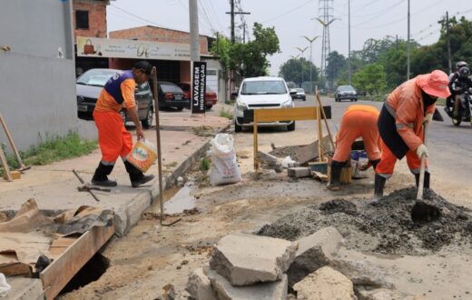 Caixa coletora é reconstruída em cruzamento do São José Operário